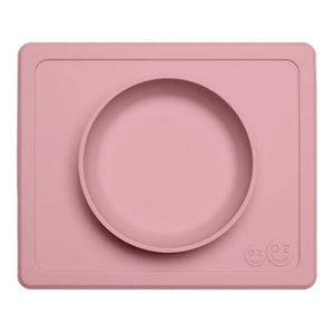 EzPz Mini Bowl 100% Food Grade Silicone Suction Bowl, Non Slip, BPA Free - Blush