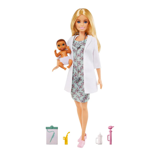 Barbie Baby Doctor Playset with 12 Inch Blonde Doll