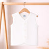Hopop Front Open Sleeveless Cotton Vest for Babies - Dezine Kids