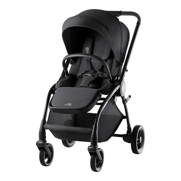 Britax Rio Baby Stroller with UPF 50+ Canopy - Carbon Black - Dezine Kids