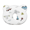 Newborn memory foam pillow for flat head support