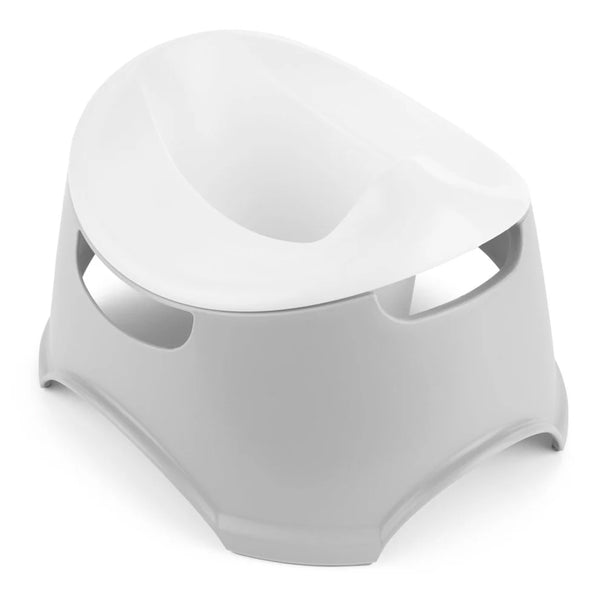 Skip Hop Easy Comfort Potty Chair With Side Handles, 18 to 36M - White & Grey
