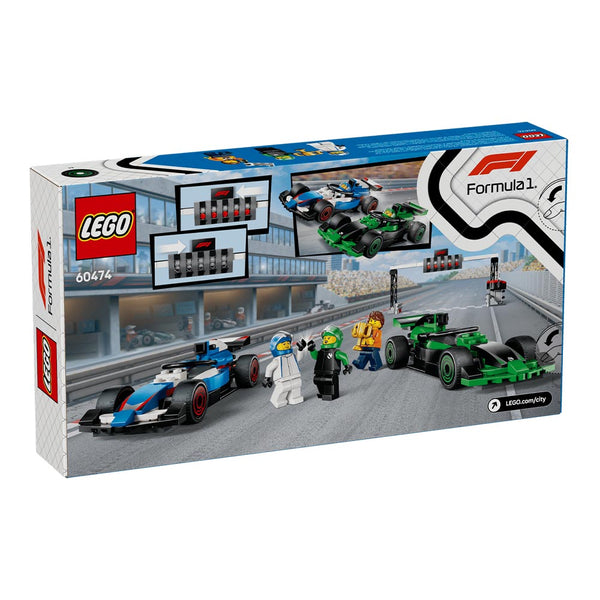 Lego City F1 Grid with VCARB & Sauber Race Cars Toy Vehicle Set