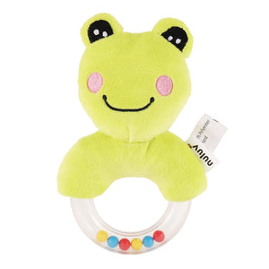 Nuluv Playtime Ring Rattle Soft Toy with Sound - Frog