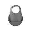 Beaba Silicone Bib - Mineral Grey - Dezine Kids