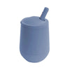 EzPz Mini Cup + Straw Training System for Toddlers - Indigo - Dezine Kids
