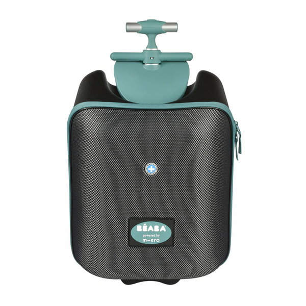 Beaba Ride On Cabin Luggage Suitcase with Child Seat, Aged 4 and Above, Expandable Large Opening Capacity 22 L