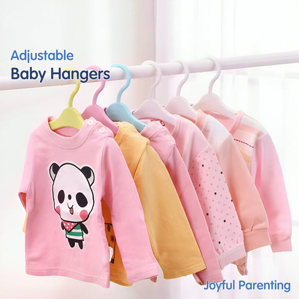 Hopop Adjustable Anti-Slip Baby Clothes Hangers – pack of 6 - Dezine Kids