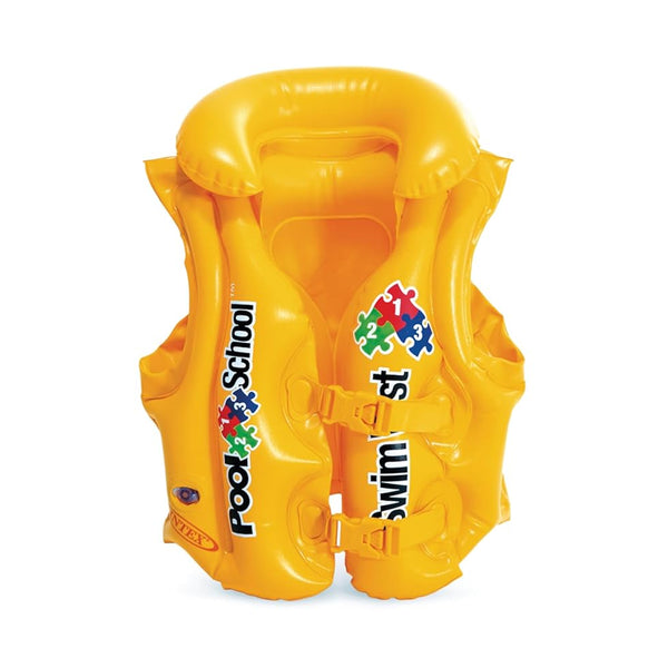 Intex Deluxe Pool Swim Vest - Yellow - Dezine Kids