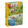 Lego Creator 3 in 1 Cute Bunny Toy Animal Playset