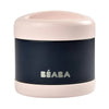 Beaba Stainless Steel Insulated Food Jar, Isothermal Portion 500 ml - Light Pink/Night Blue