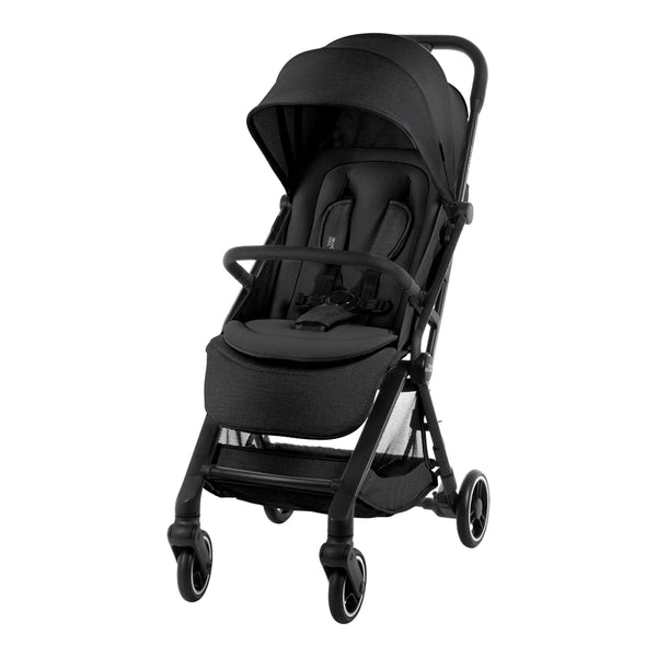 Britax Flylite Cabin Friendly Stroller 0 to 4 Years - Carbon Black - Dezine Kids