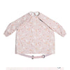 Bibado Long Sleeve Coverall Weaning Bib - Botanical Bunnies Pink