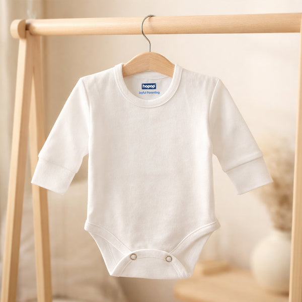 Hopop Baby Cotton Round Neck Full Sleeve Romper Pack of 1