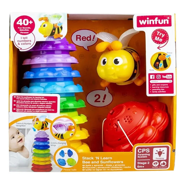 Winfun Stack 'N Learn Bee and SunflowersColorChanging Magnetic Toy