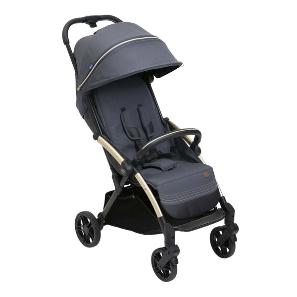 Chicco Goody XPlus Lightweight Stroller with One Hand Fold Flat Reclining Seat For 0 to 4Y (Upto 22 Kg) - Dark Shadow