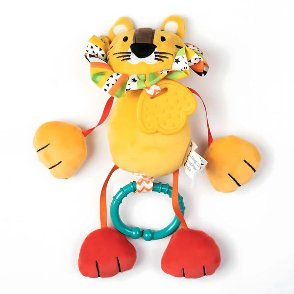 Nuluv Jittery Baby Toy, Vibrating Plush with Soft Fabric - Lion