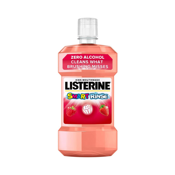 Listerine Smart Rinse Berry Freshness Baby Mouthwash from 6 Years - 250 ml - Dezine Kids