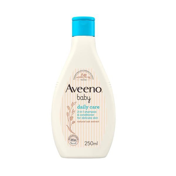 Aveeno Baby Daily Moisture Wash & Shampoo - 250ml
