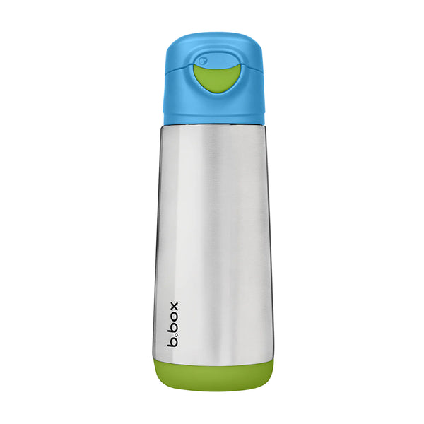 B.Box Insulated Sport Spout Drink Water Bottle 500 ml - Ocean Breeze Blue Green