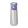 B.Box Insulated Straw Sipper Drink Water Bottle 500ml - Lilac Pop