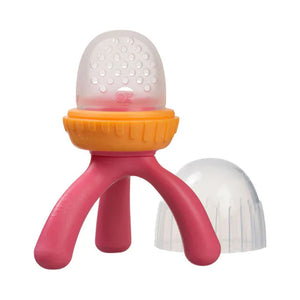 B.Box Silicone Fresh Food Feeder - Strawberry Shake Pink Orange