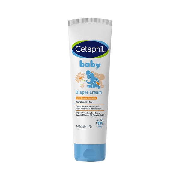 Cetaphil Baby Diaper Rash Cream with Organic Calendula - 70 g - Dezine Kids