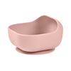 Beaba Silicone Suction Bowl, Non-Slip Baby Feeding Bowl, Ergonomic Design, Supple and Unbreakable Silicone BPA-Free - Cotton Candy