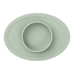 EzPz Tiny Bowl 100% Food Grade Silicone Suction Bowl Non Slip & Microwave Safe - Sage