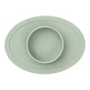 EzPz Tiny Bowl 100% Food Grade Silicone Suction Bowl Non Slip & Microwave Safe - Sage