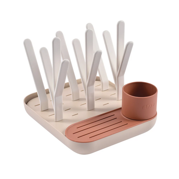 Beaba Forest Bottle Drying Rack - Terracotta/Clay