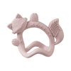 B.Box Silicone Wrist Teether Fox - Blush Pink