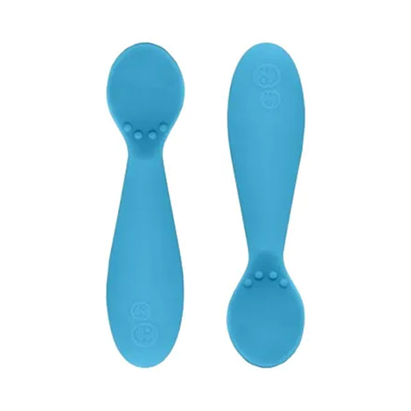 EzPz Tiny Spoon for Babies/Infants - Blue
