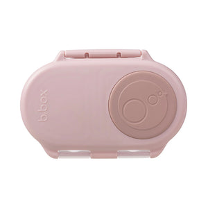 B.Box Leak Proof 2 sections Snackbox for Toddlers, Easy to Carry & BPA Free - Blush Crush