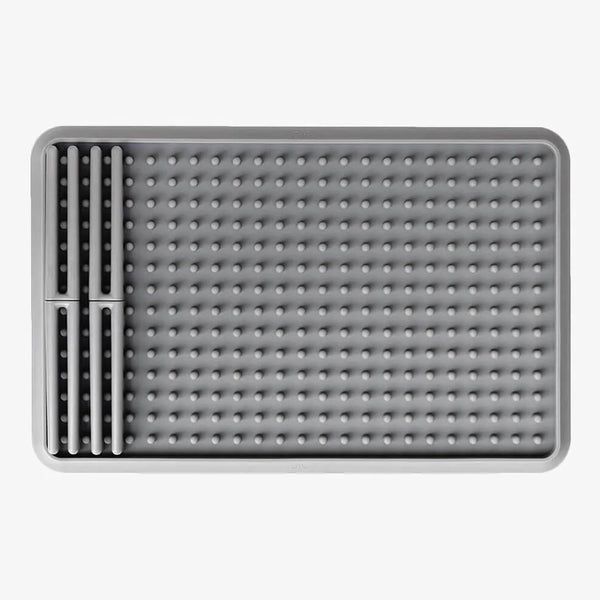 Ezpz Drying Rack 100% Silicone Suctions in Place - Grey