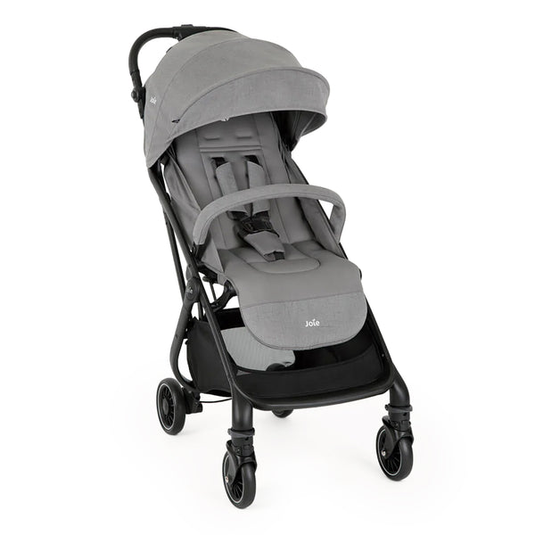 Joie Tourist 3 in 1 Compact Stroller, Suitable from Birth to 15 kg, Approx 3 Years - Pebble - Dezine Kids