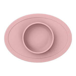 EzPz Tiny Bowl 100% Food Grade Silicone Suction Bowl Non Slip & Microwave Safe - Blush