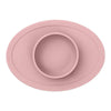 EzPz Tiny Bowl 100% Food Grade Silicone Suction Bowl Non Slip & Microwave Safe - Blush