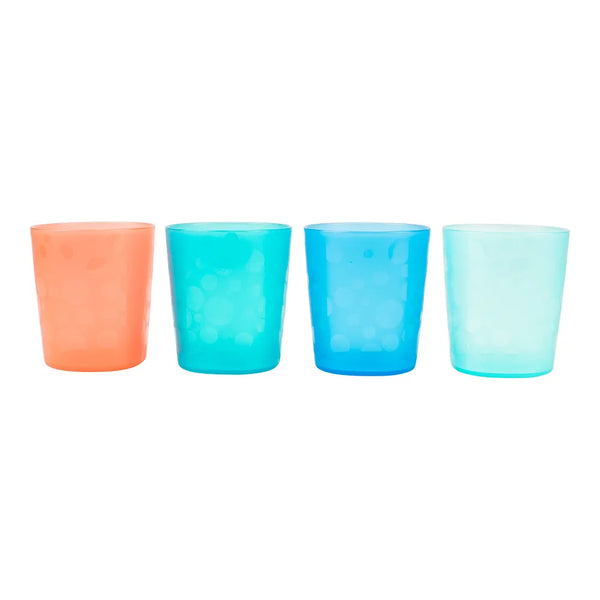 Dr.Browns Toddler Tumblers Stackable Open Training Cups, 18m+, Pack of 4 - Dezine Kids