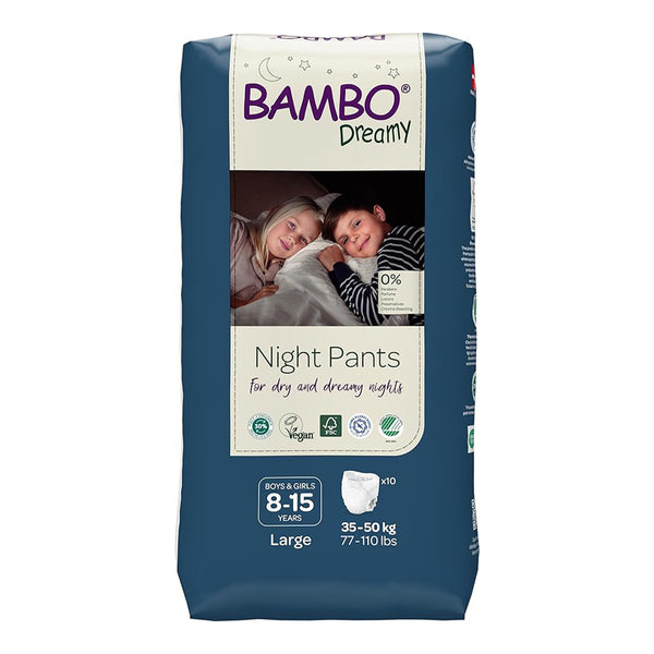Bambo Nature Dreamy Night Pants (35-50 Kgs) 10pcs - Dezine Kids