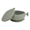 B.Box Silicone Bowl Plus Lid With Suction Base - Sage Green