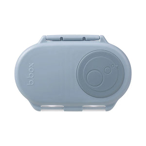 B.Box Leak Proof 2 sections Snackbox for Toddlers, Easy to Carry & BPA Free - Blue