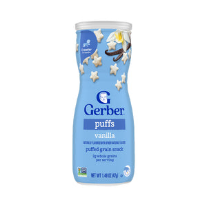 Gerber Puffs for Crawlers, 8+ months - Vanilla
