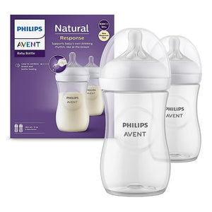 Philips Avent Feeding Bottle With Natural Response Nipple (Pack of 2) - 260 ml