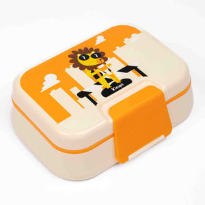 Kicups Tummy Treat Kids Lunch Box - Little Builders