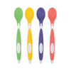 Dr.Browns Soft Tip Spoon, Pack of 4 (Yellow, Green, Purple, Red) - Dezine Kids