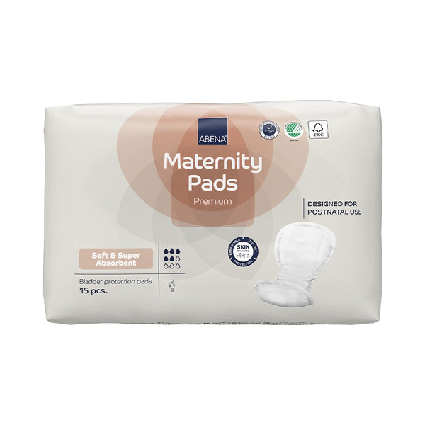 Abena Maternity Pads, High Absorbency Postpartum Protection 15 pcs - Dezine Kids