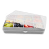 Melii Snackle Box, Food Jar 12 Compartments BPA Free - Grey