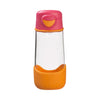 B.Box Tritan Sport Spout Drink Bottle 450 ml - Strawberry Shake Pink Orange