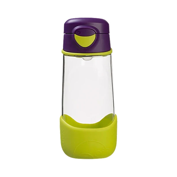 B.Box Tritan Sport Spout Drink Bottle 450 ml - Passion Splash Purple Green